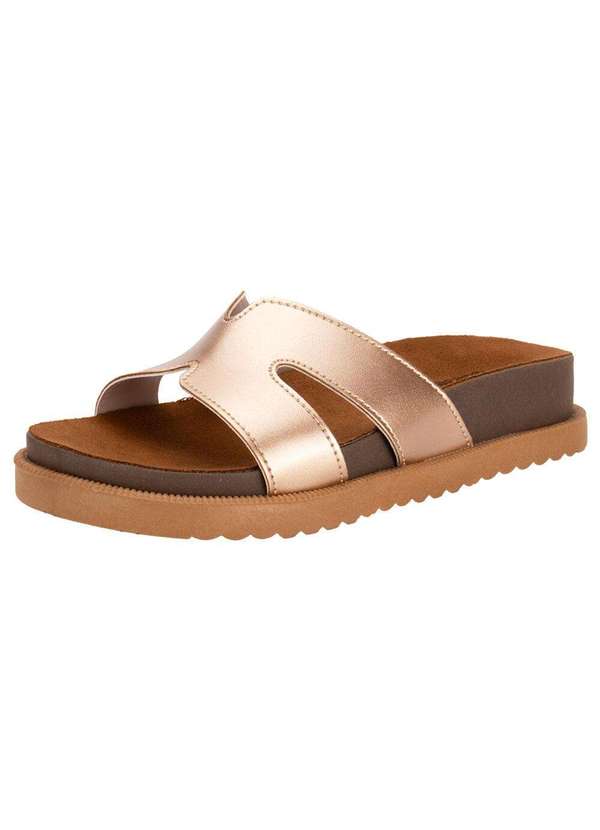 Nilqi - Tamanco Infantil Nilqi 2103 - Ouro/Rosado