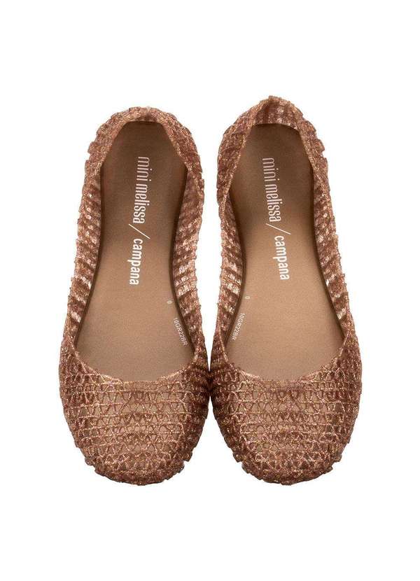 Melissa - Mini Melissa Campana Papel Infantil 32996 - Bronze 5