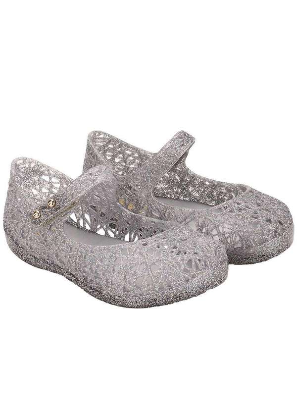 Melissa - Mini Melissa Campana Zig Zag Vi Baby 31510 - Prata