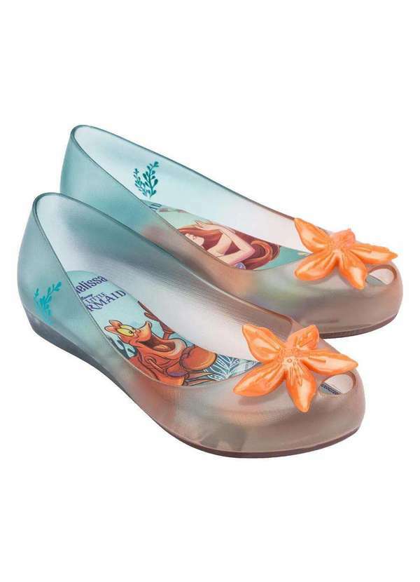 Melissa - Mini Melissa Ultragirl Little Mermaid Ii Infantil 33930 - Laranja