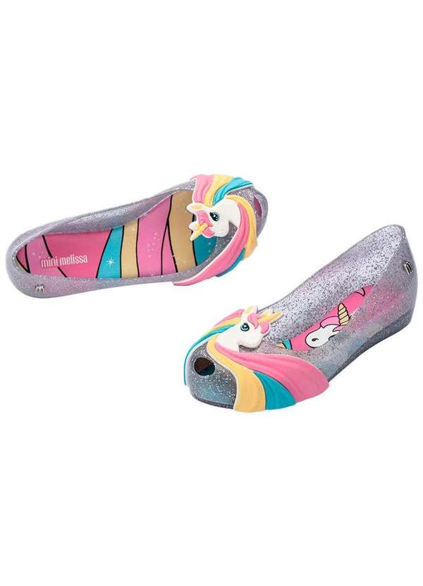 Melissa - Mini Melissa Ultragirl Unicórnio Infantil 35918 - Cristal 4