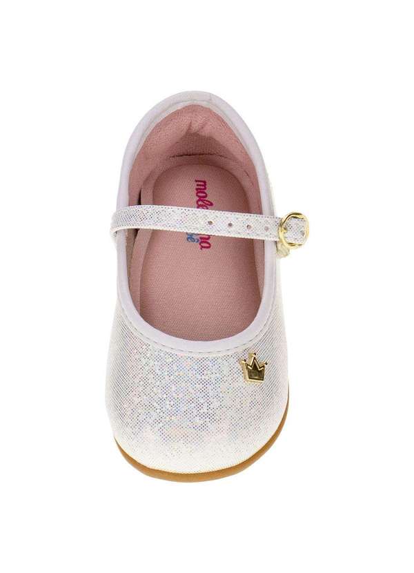 Molekinha - Sapatilha Infantil Feminina Molekinha - 21061029 Branco 01 5