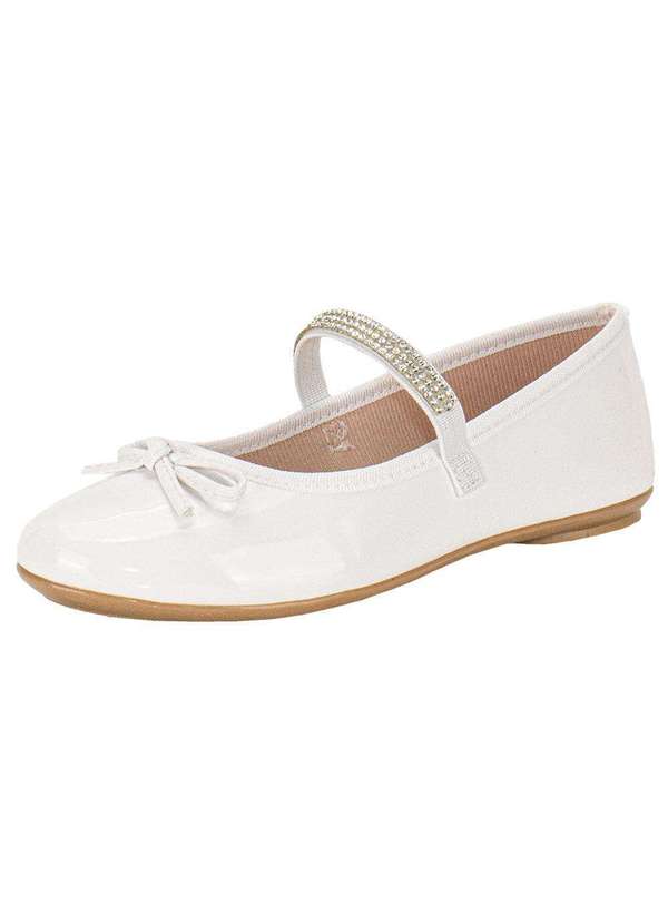 Sapatilha Infantil Molekinha 25021002 Branco Clovis Calcados