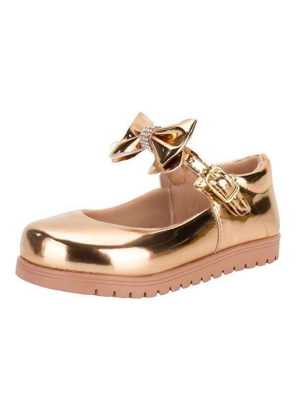Nathielly - Sapatilha Infantil Nathielly 047009 - Bronze