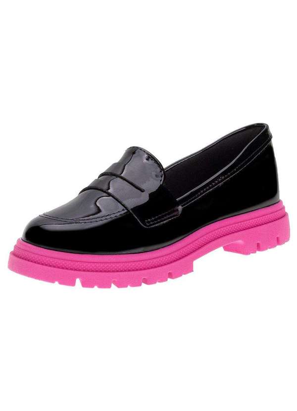 Molekinha - Mocassim Infantil Molekinha - 2566101 - Preto/Rosa