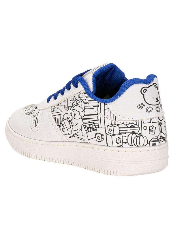 Minipé - Kit Tênis Infantil Goods e Caneta Touch Minipé Mp2549s - Branco/Azul 3