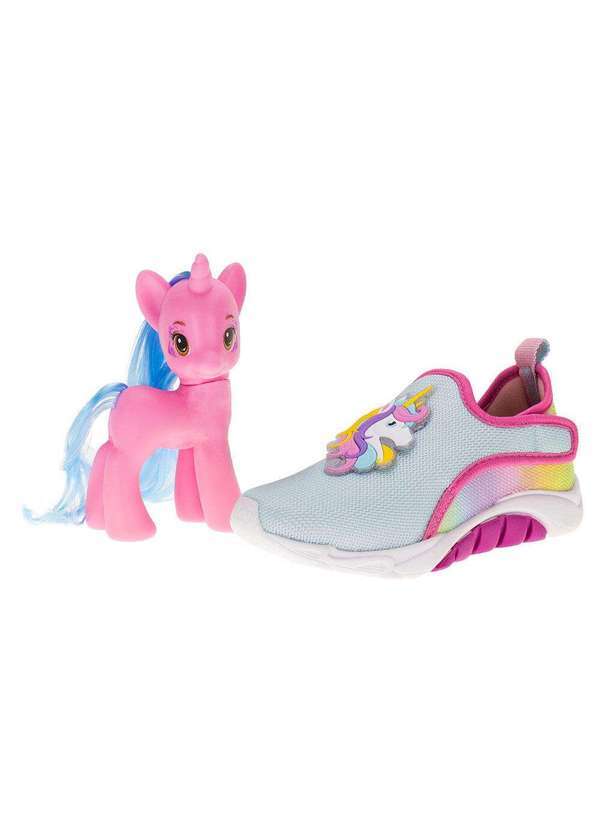 Kidy - Kit Tênis Infantil Mais e Unicórnio Kidy 1681218 - Azul/Rosa