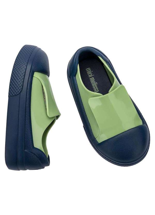 Melissa - Mini Melissa Blank Canvas Baby 35695 - Azul/Verde
