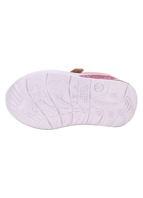 Molekinha - Tênis Infantil Baby Led Molekinha 2731203 - Rosa 4