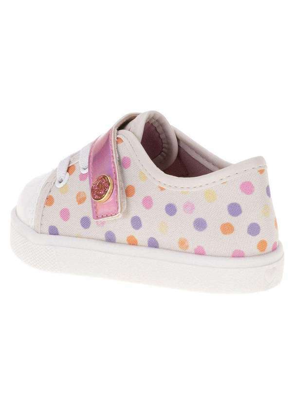 Molekinha - Tênis Infantil Baby Molekinha - 2118575 - Branco/Rosa 3