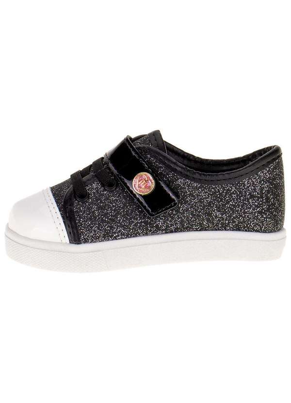 Molekinha - Tênis Infantil Baby Molekinha - 2118575 - Preto/Cinza 2