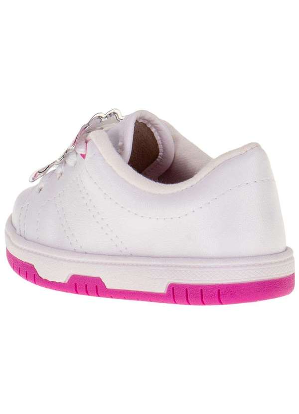 Molekinha - Tênis Infantil Baby Molekinha - 2728102 - Branco/Rosa 3
