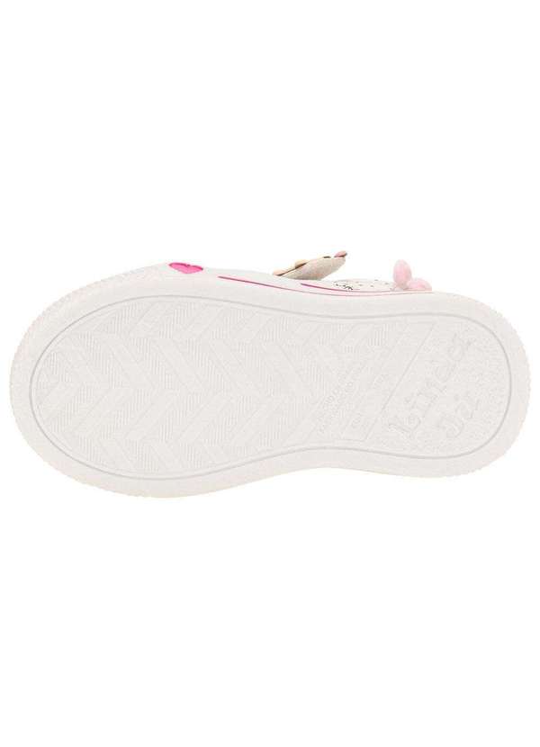 Linda Ju - Tênis Infantil Cano Alto Linda Jú 60221 - Branco/Rosa 4