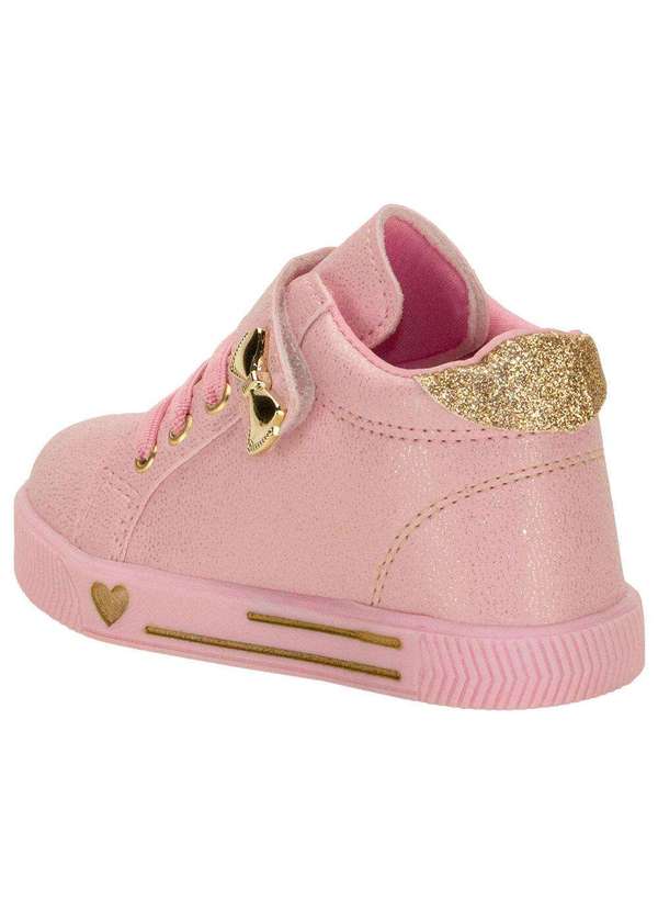 Linda Ju - Tênis Infantil Cano Alto Linda Jú 60221 - Rosa 3