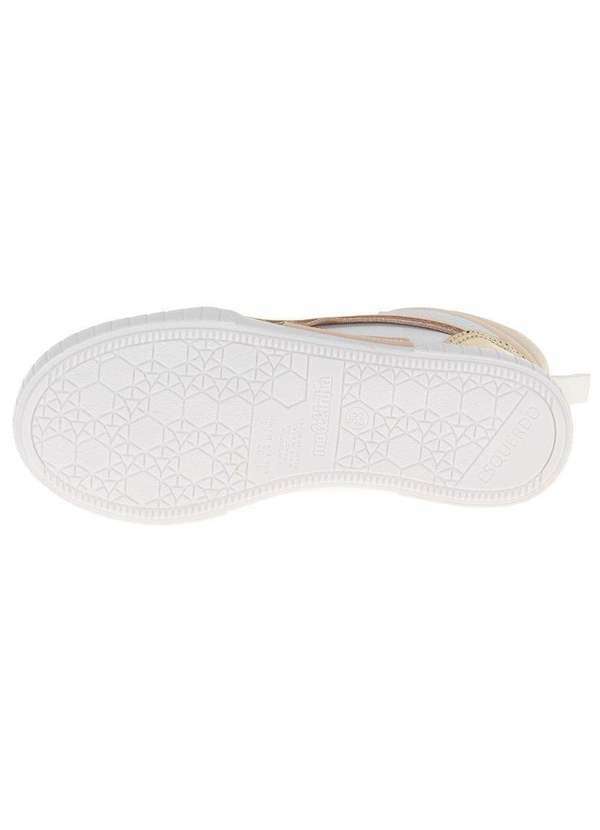 Molekinha - Tênis Infantil Cano Alto Molekinha - 2544217 - Branco/Bege 4