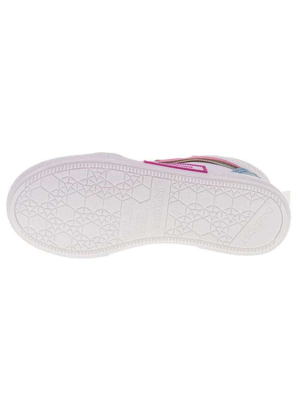 Molekinha - Tênis Infantil Cano Alto Molekinha - 2544217 - Branco/Rosa 4