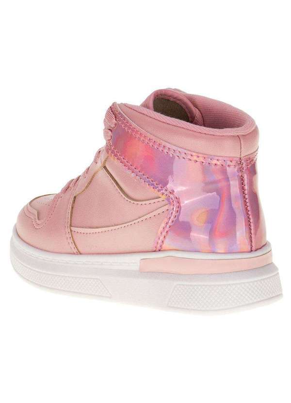 Molekinha - Tênis Infantil Cano Alto Molekinha - 2553106 - Rosa 3