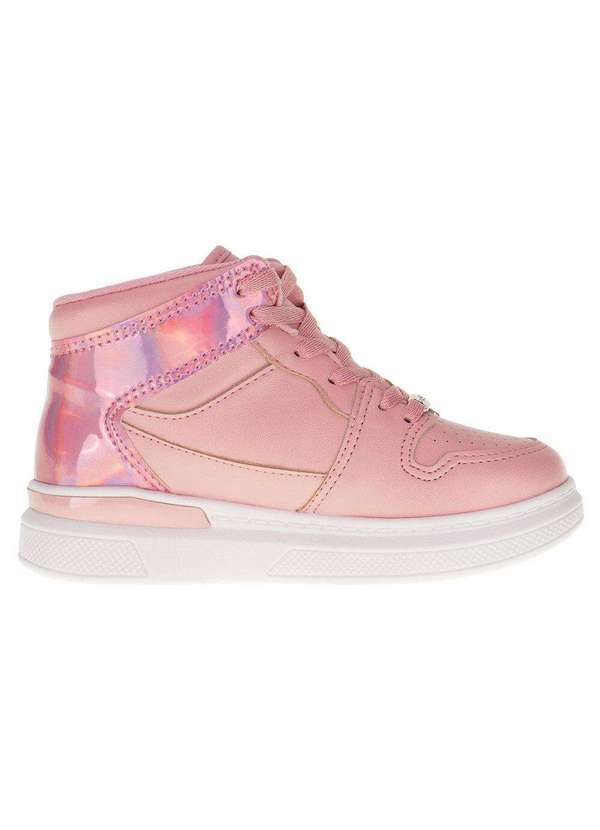 Molekinha - Tênis Infantil Cano Alto Molekinha - 2553106 - Rosa 5