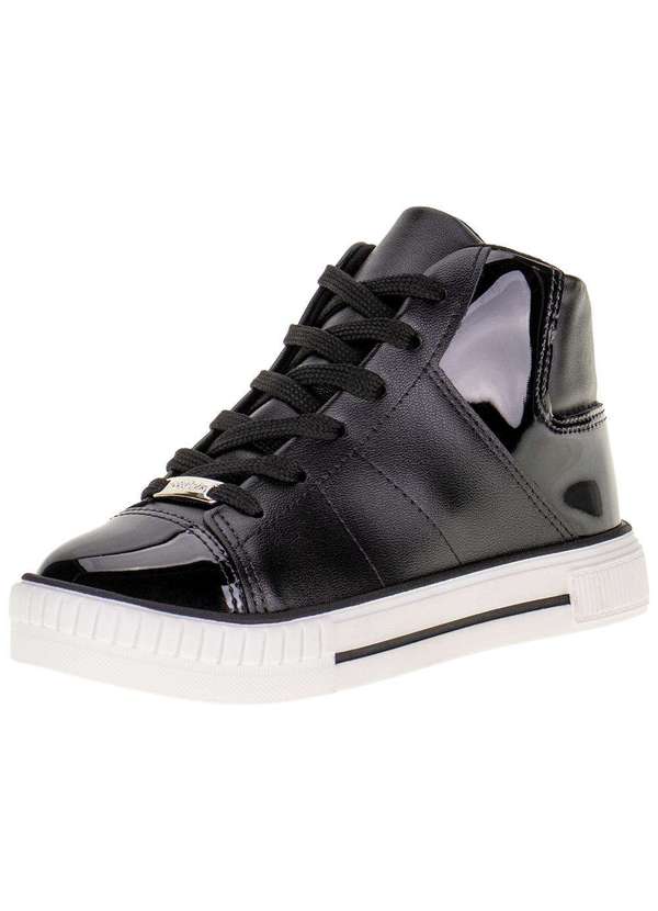 Molekinha - Tênis Infantil Cano Alto Molekinha - 2565103 - Preto