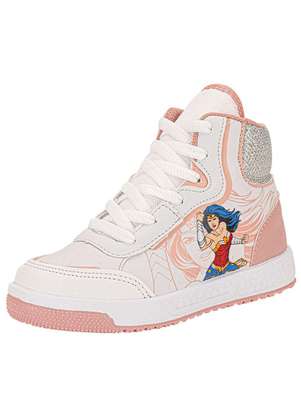 Tênis Infantil Cano Alto Mulher Maravilha Via Vip W3815 - VIA VIP