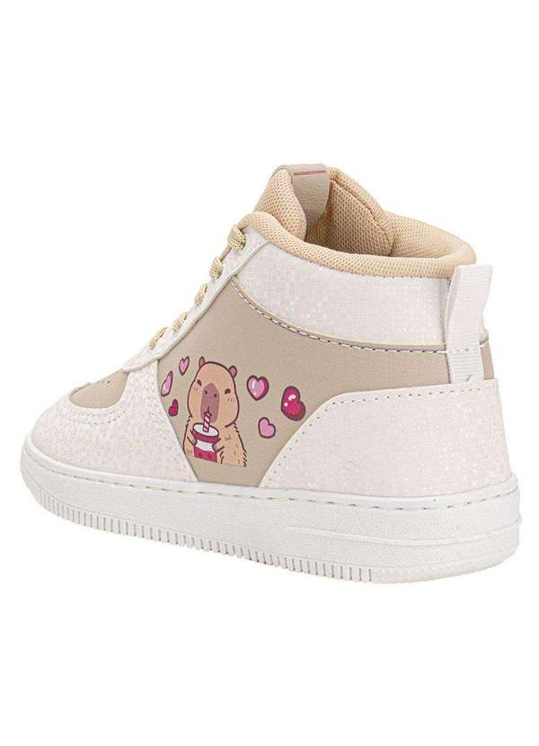 Minipé - Tênis Infantil Capivara Cano Alto Minipé Mp2536s - Bege 3