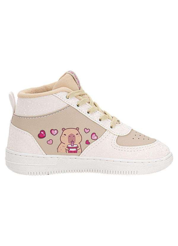 Minipé - Tênis Infantil Capivara Cano Alto Minipé Mp2536s - Bege 5