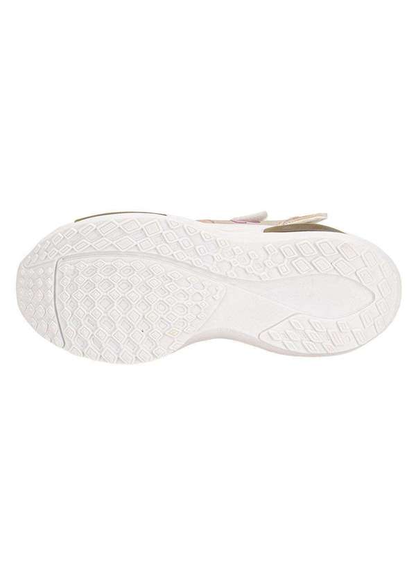 Minipé - Tênis Infantil Capivara Led Minipé Mp2530 - Branco/Bege 4