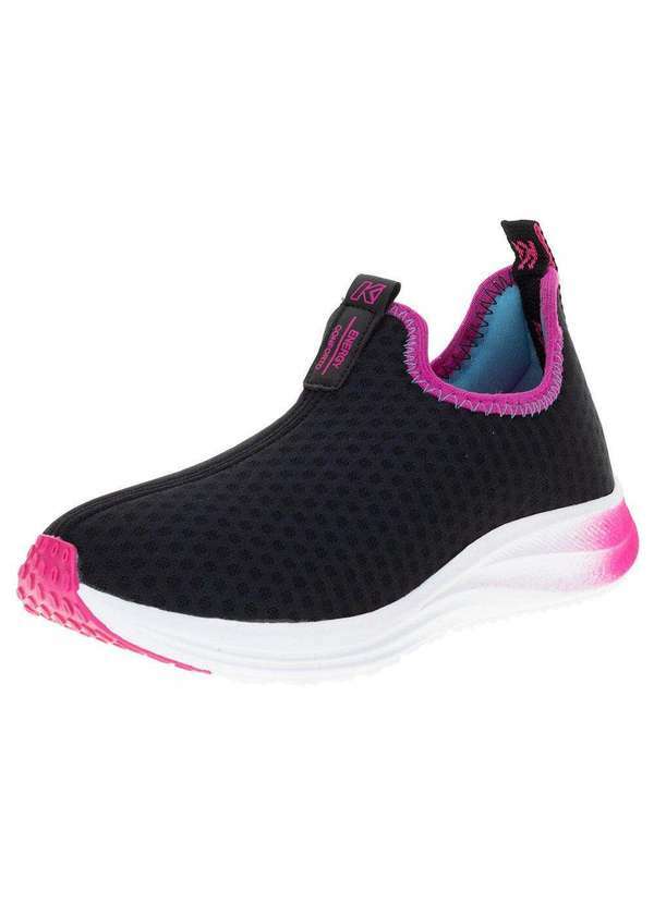Kidy - Tênis Infantil Energy Kidy - 0371056 - Preto/Rosa