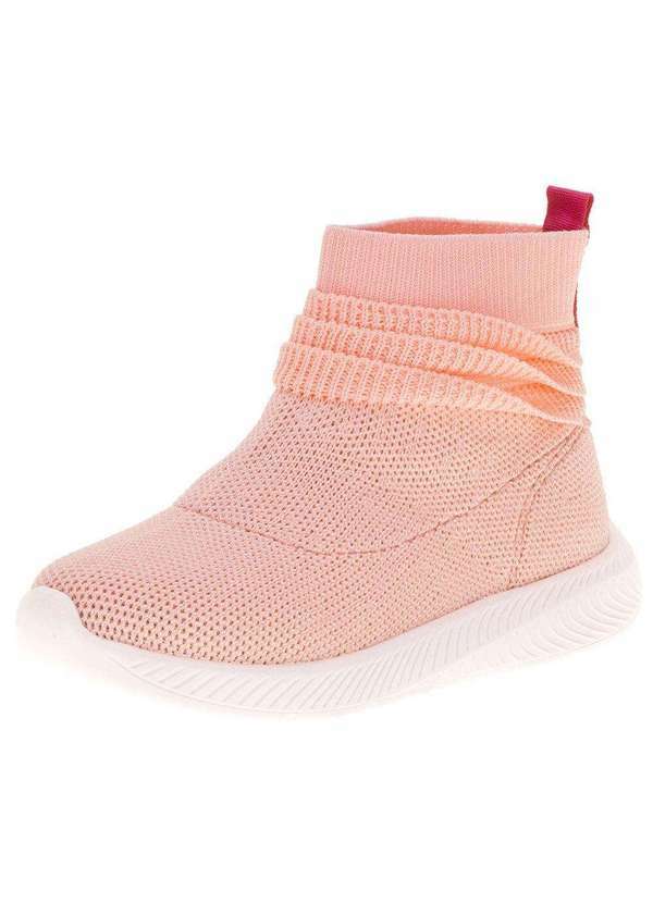 Molekinha - Tênis Infantil Feminino Cano Alto Baby Molekinha - 2723104 - Rosa