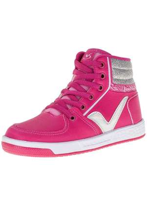 Tênis Infantil Feminino Cano Alto Via Vip - Vv3804 - VIA VIP