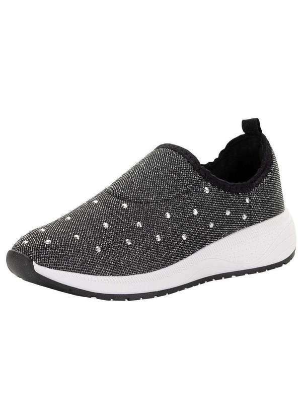 Molekinha - Tênis Infantil Feminino Molekinha - 2559102 - Preto/Cinza