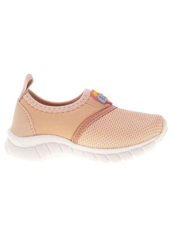 Nayarinha - Tênis Infantil Feminino Nayarinha - 277 - Bege/Rosa 5
