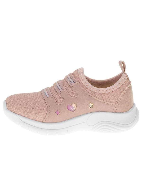 Lily Kids - Tênis Infantil Feminino Slip On Lily Kids - 19022 - Salmão 01 2