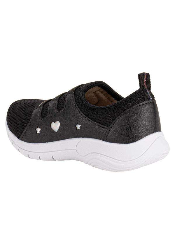 Lily Kids - Tênis Infantil Feminino Slip On Lily Kids - 19022 - Preto 01 3