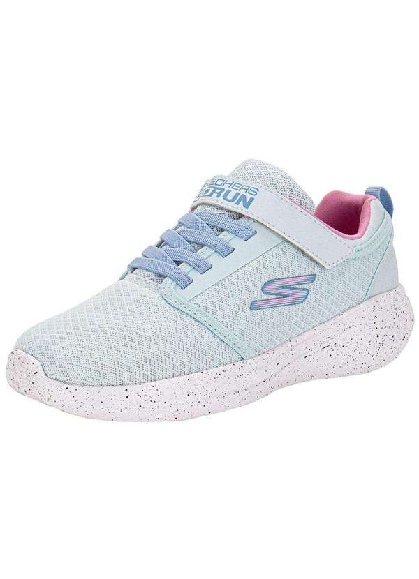 Skechers - Tênis Infantil Go Run Fast Earthy Gal Skechers 302491l Azul/Rosa