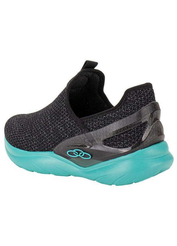 Olympikus - Tênis Infantil Iconic Olympikus 414007436 - Preto/Verde 3