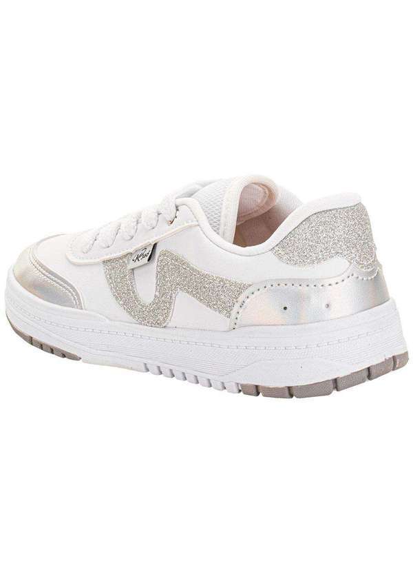 Kidy - Tênis Infantil K360 Kidy 4481006 Branco/Prata 3