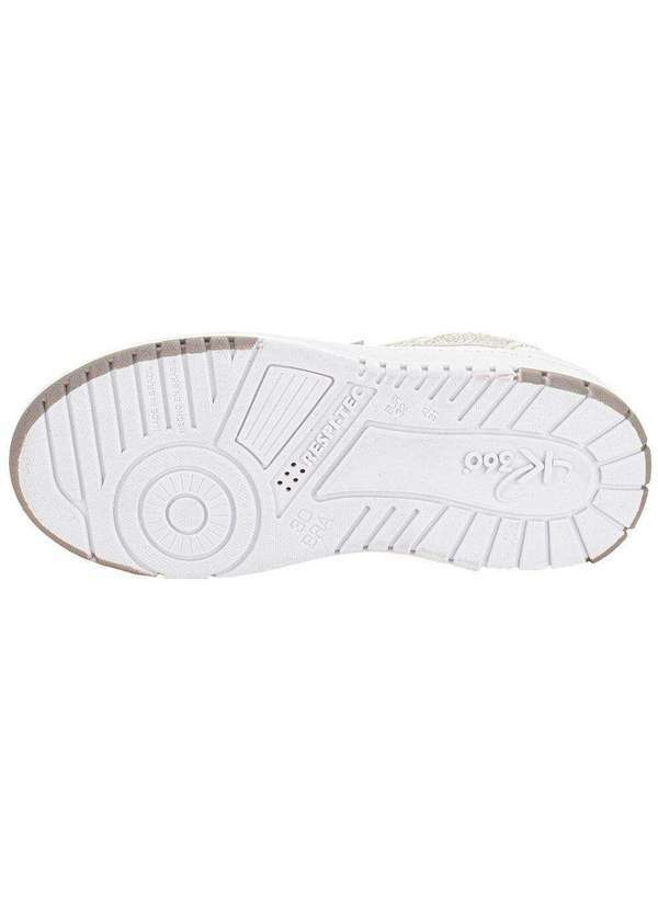 Kidy - Tênis Infantil K360 Kidy 4481006 Branco/Prata 4