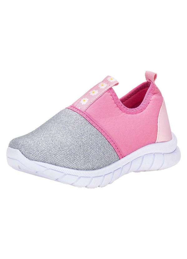 Kids Top - Tênis Infantil Kids Top 0363 - Cinza/Rosa