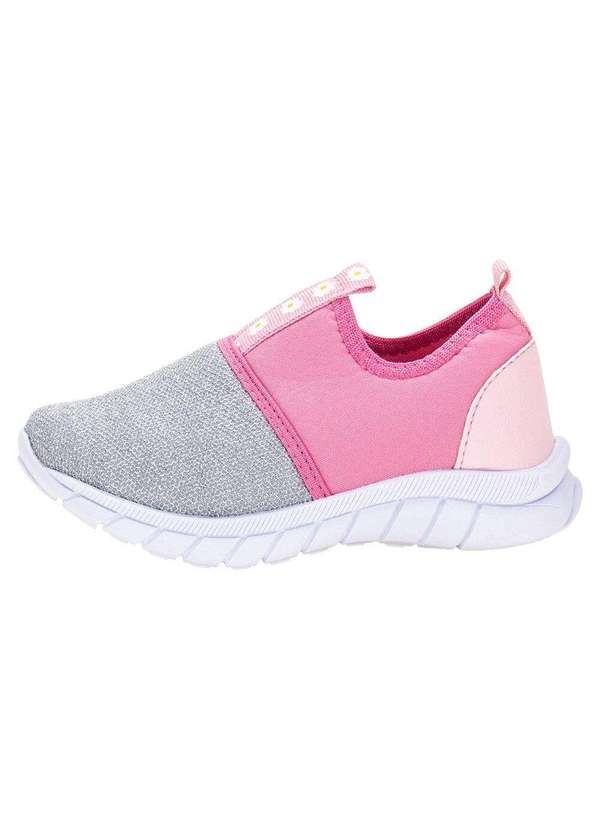 Kids Top - Tênis Infantil Kids Top 0363 - Cinza/Rosa 2