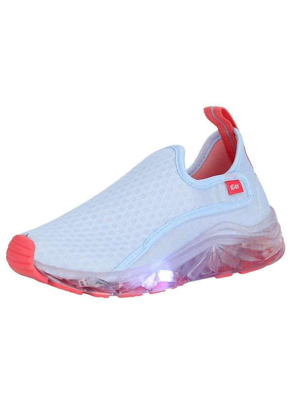 Kidy - Tênis Infantil Led Light Kidy - 0351079 - Azul/Rosa