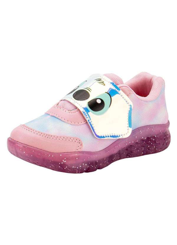 Minipé - Tênis Infantil Led Minipé Mp2410p - Rosa