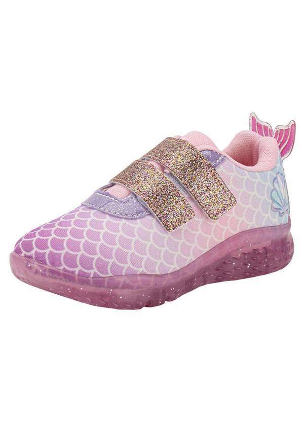 Minipé - Tênis Infantil Led Minipé Mp2413p - Rosa