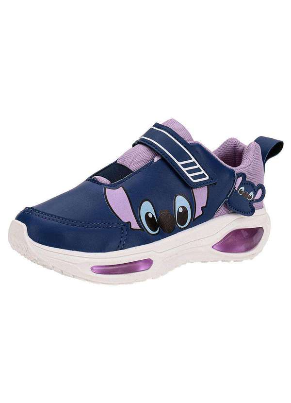 Minipé - Tênis Infantil Led Minipé Mp2516 - Azul/Rosa