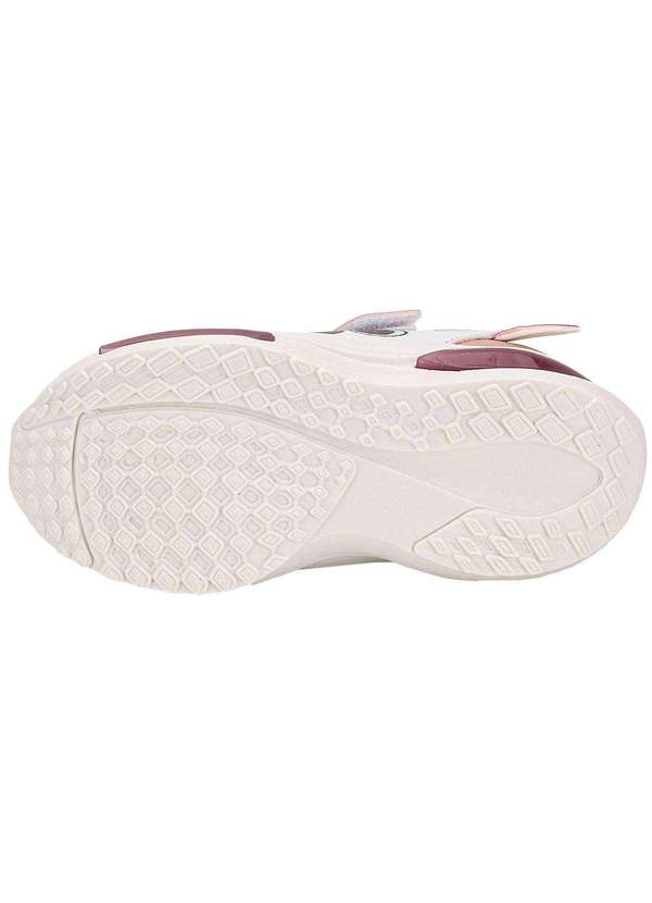 Minipé - Tênis Infantil Led Minipé Mp2516 Branco/Rosa 01 4