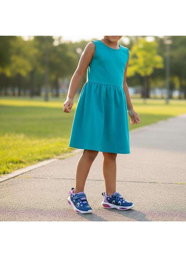 Minipé - Tênis Infantil Led Minipé Mp2516 Marinho/Rosa 2