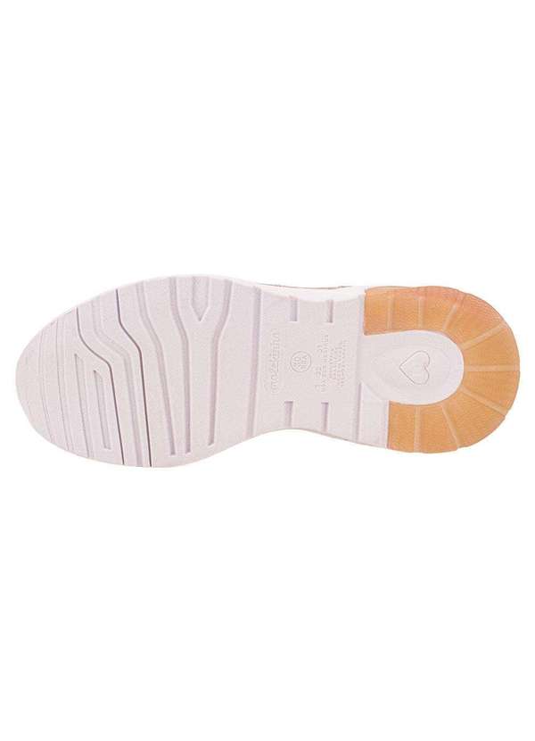 Molekinha - Tênis Infantil Led Molekinha 2571307 - Branco/Rosa 4