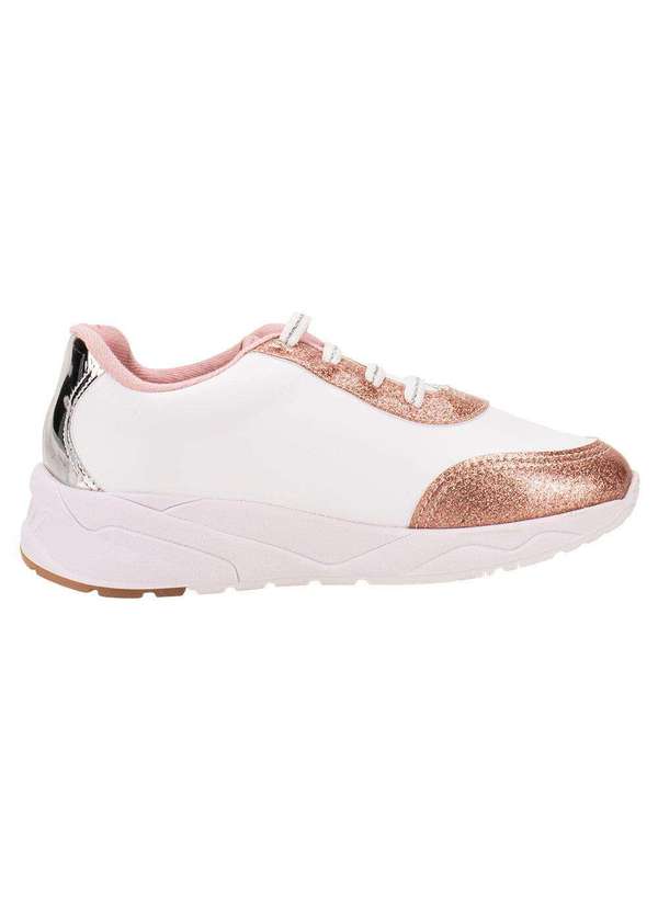 Molekinha - Tênis Infantil Led Molekinha 2571307 - Branco/Rosa 5