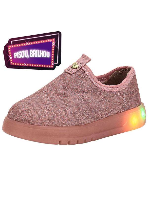 Molekinha - Tênis Infantil Led Molekinha 2742200 Rosa