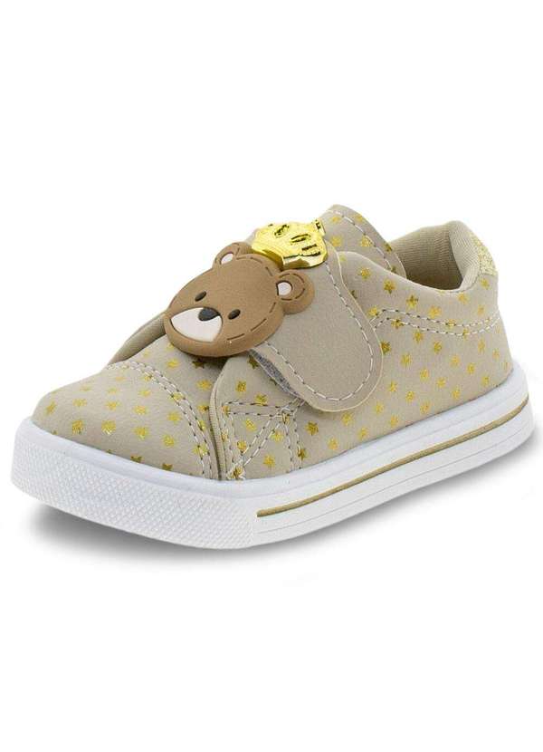 Linda Ju - Tênis Infantil Linda Jú - 15551 - Bege 01